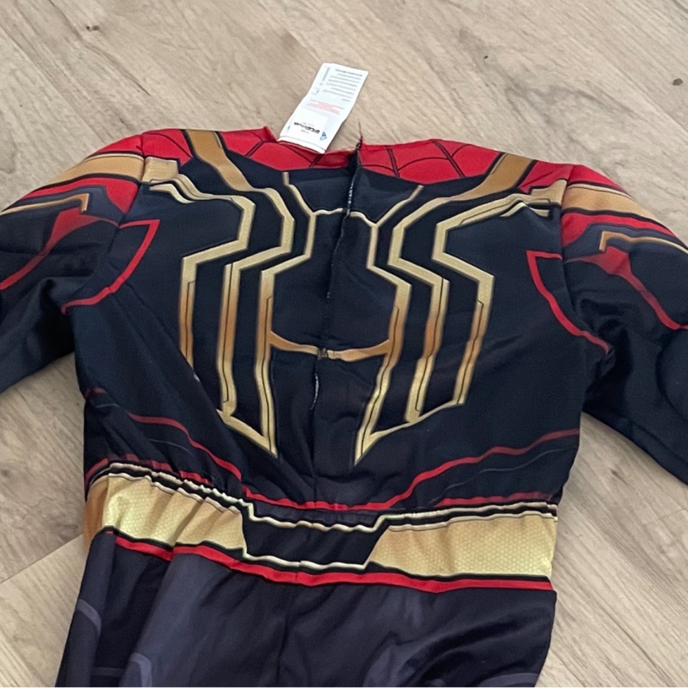 New Marvel Spiderman Costume black and red size Medium - Picture 8 of 8
